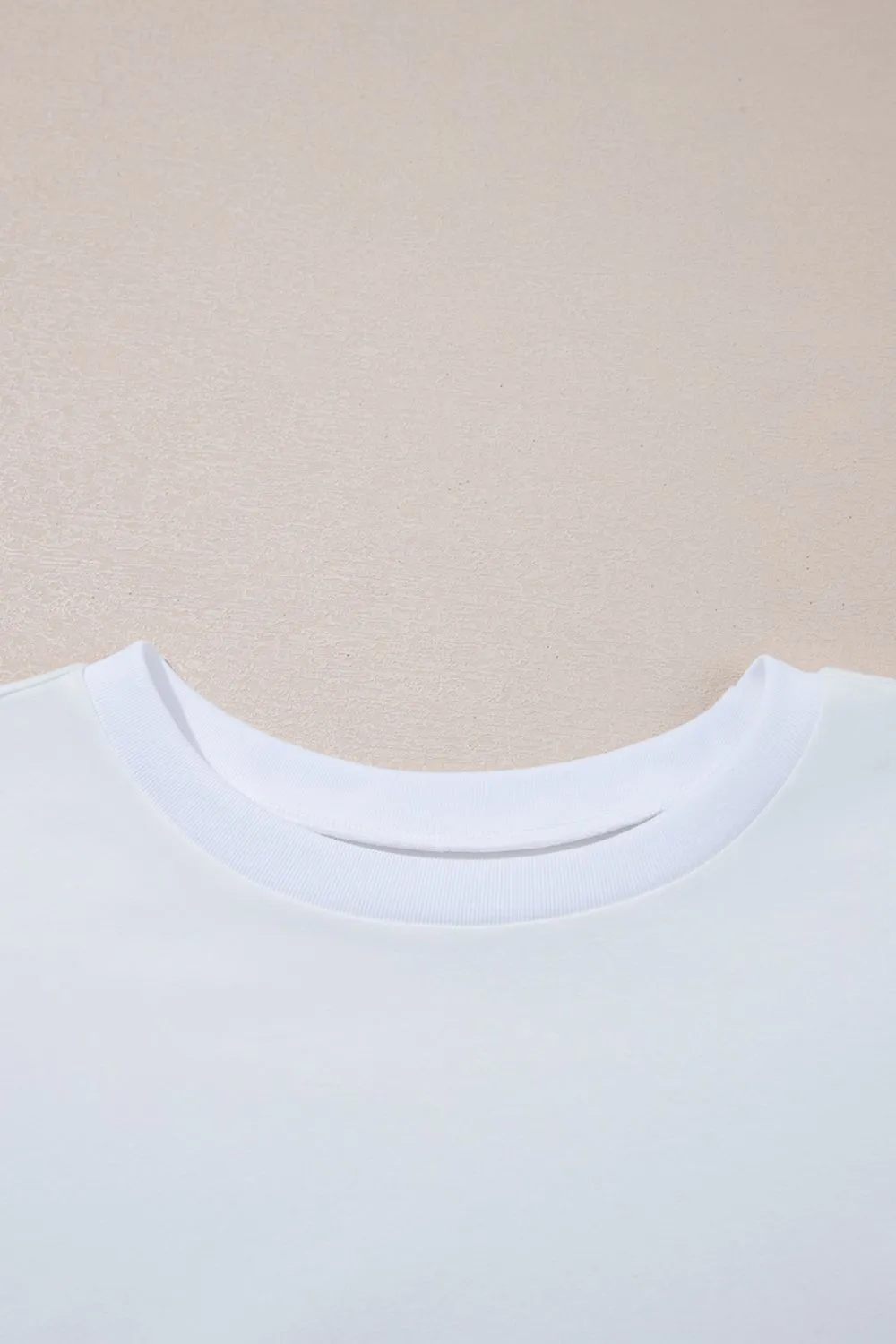 Loose Half Sleeve Hi Low Hem T Shirt, image 24