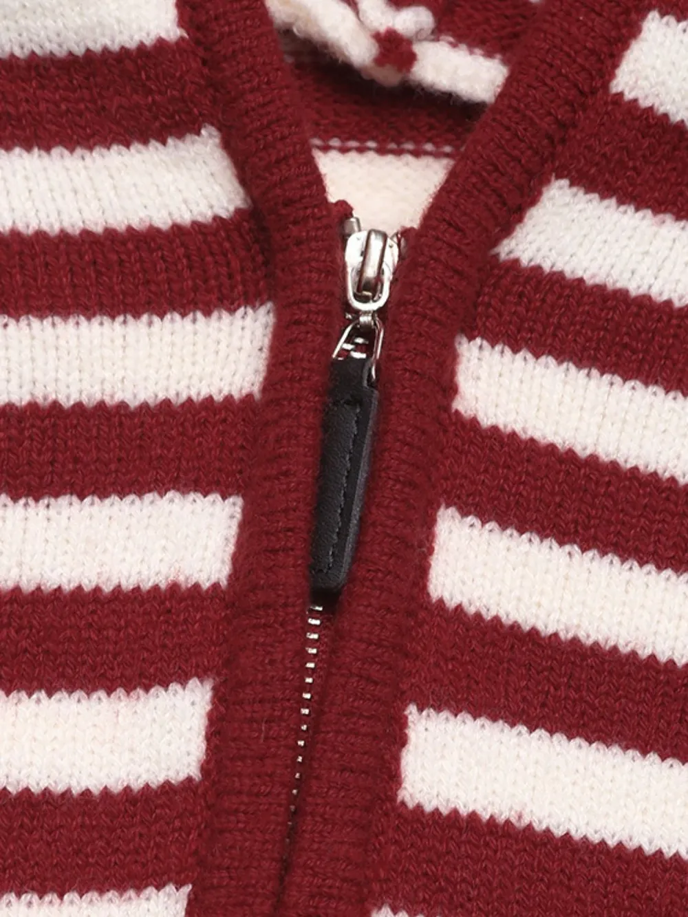 Striped Long Sleeve Hooded Sweater, image 9