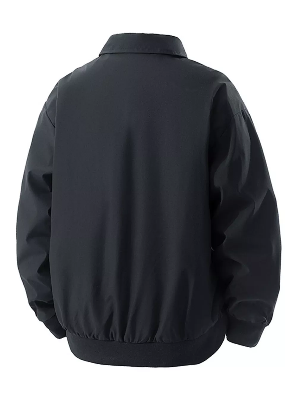 Men's Plus Size Casual Lightweight Zip-Up Bomber Jacket, image 3
