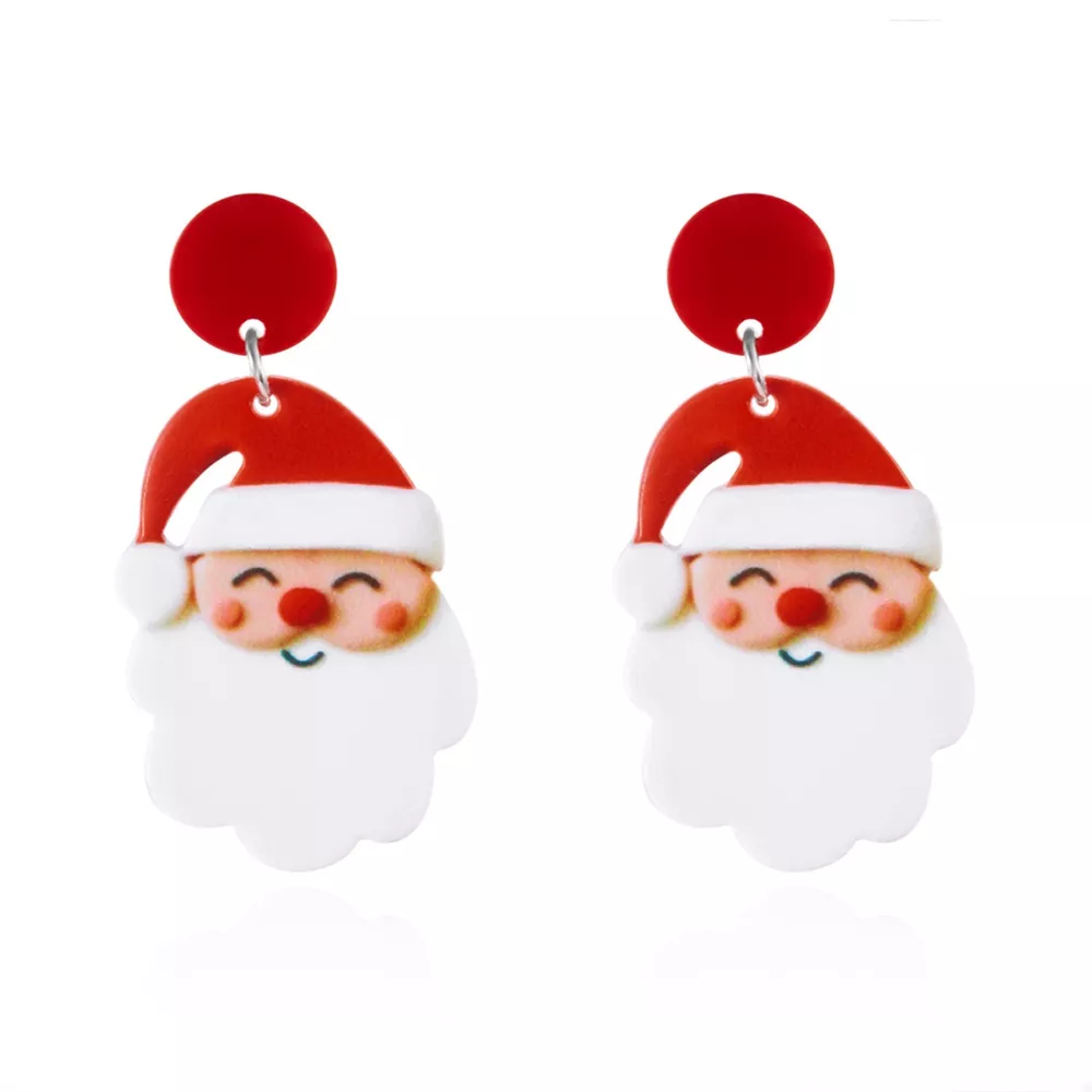 Christmas Acrylic Dangle Earrings, image 5