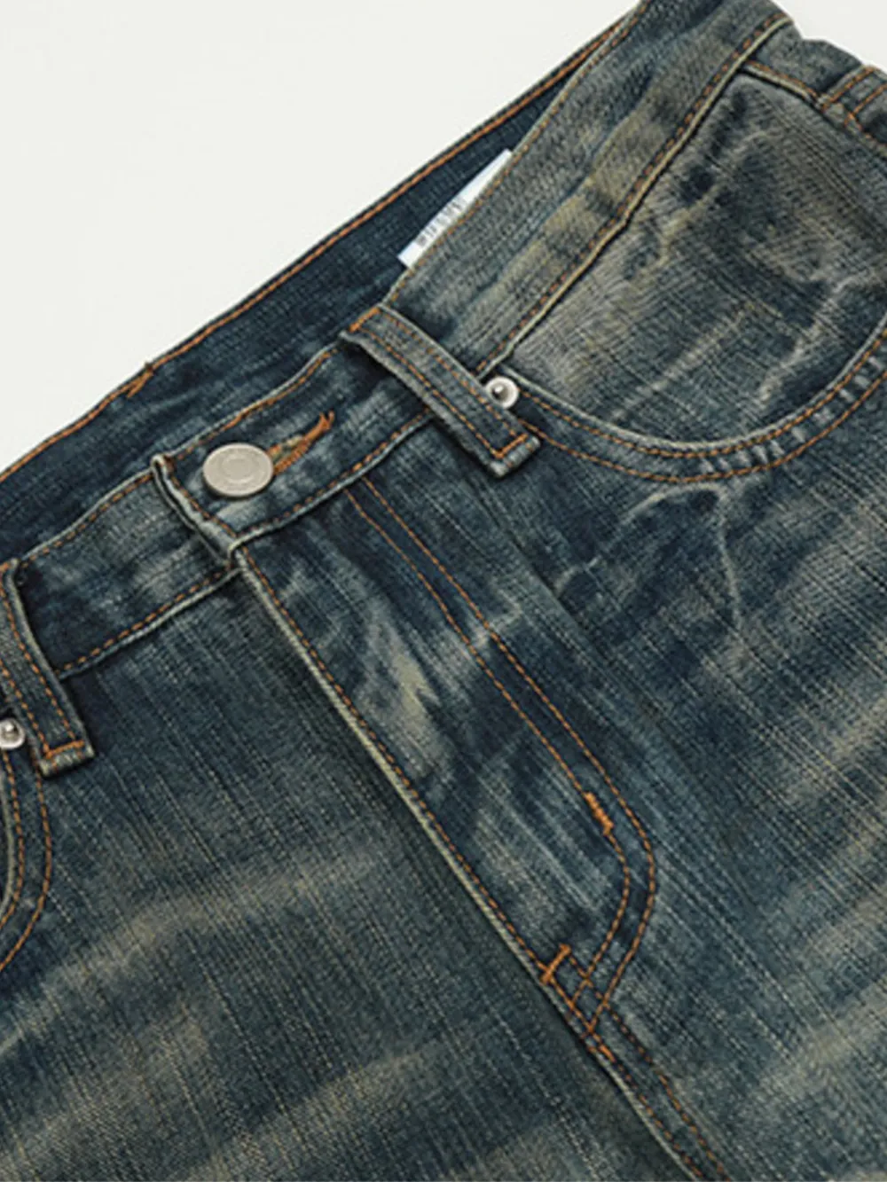 Men's Wash Straight Leg Jeans, image 5