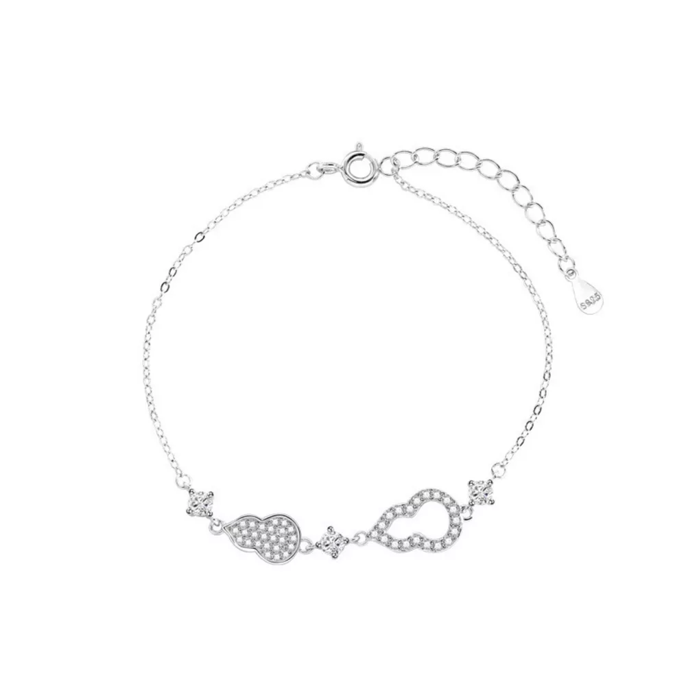 Zircon Gourd Adjustable Bracelet, image 4