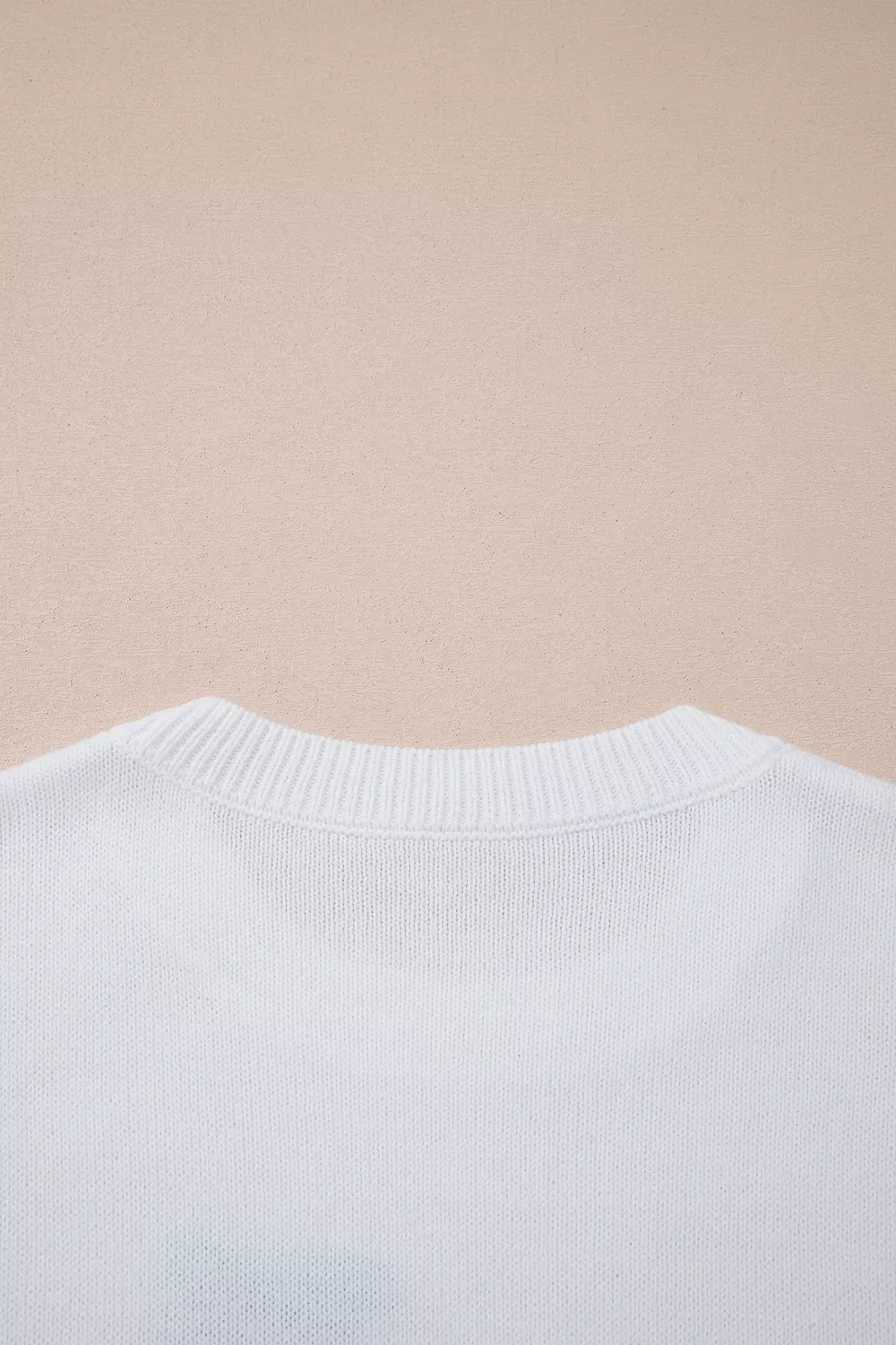 Drop Shoulder Round Neck Long Sleeve Sweater, image 7