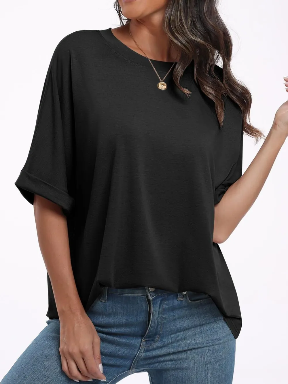 Round Neck Half Sleeve T-Shirt, image 14