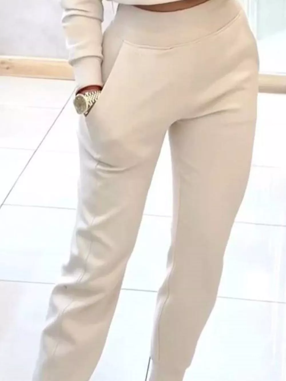 Cropped Sweatshirt and Jogger Set, image 15
