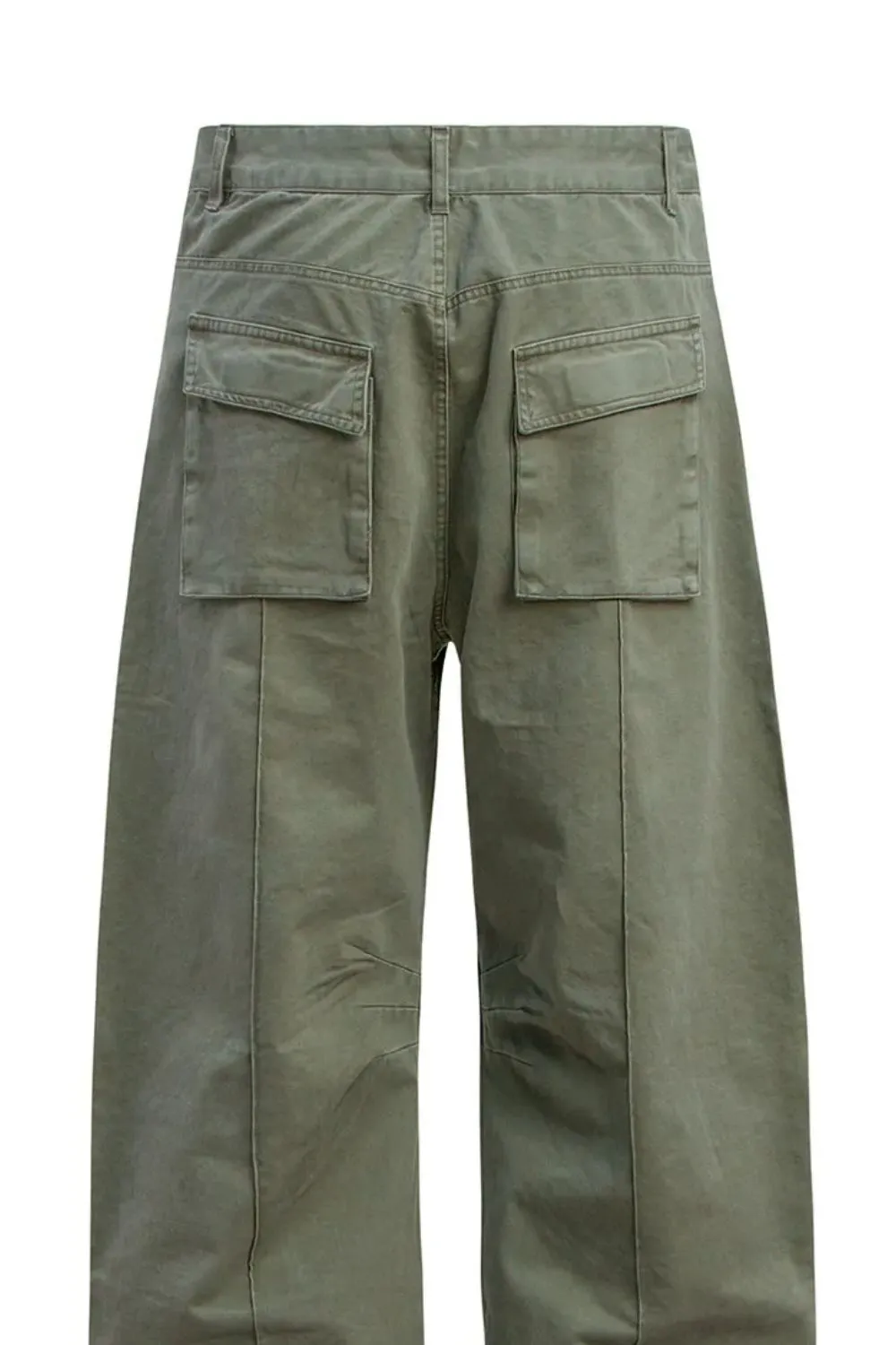 Men's Wide Leg Cargo Pants, image 2