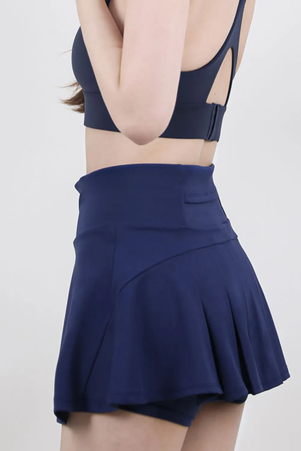 High Waist Pleated Active Skirt, image 14