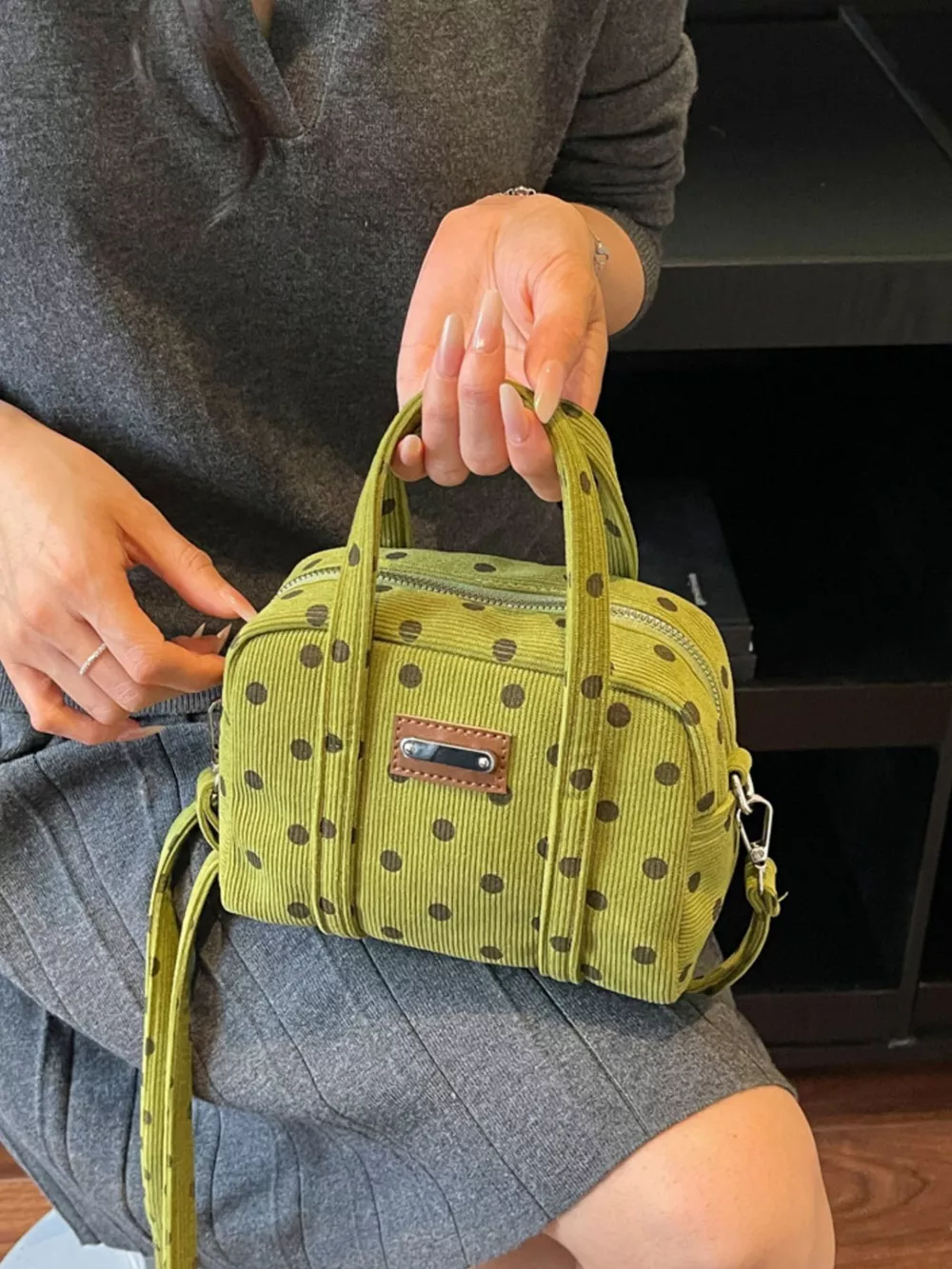 Polka Dot Crossbody Bag, image 7