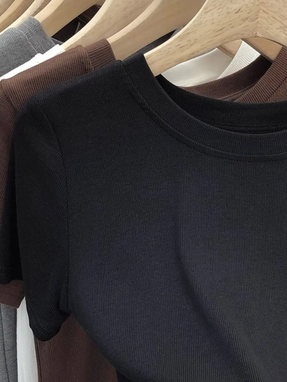 Crew Neck Short Sleeve T-Shirt, image 14