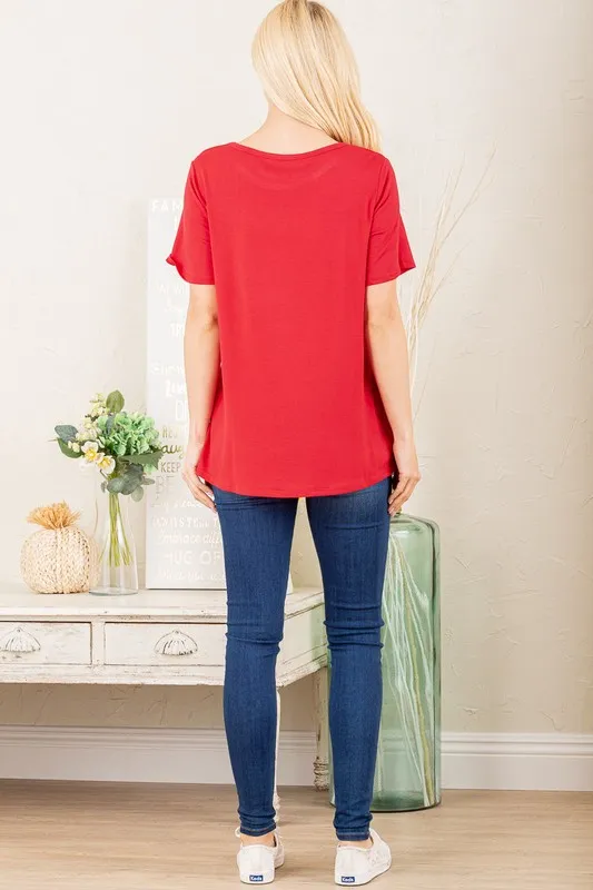 Full Size Leopard Lip Round Neck Short Sleeve T-Shirt Plus Size, image 8