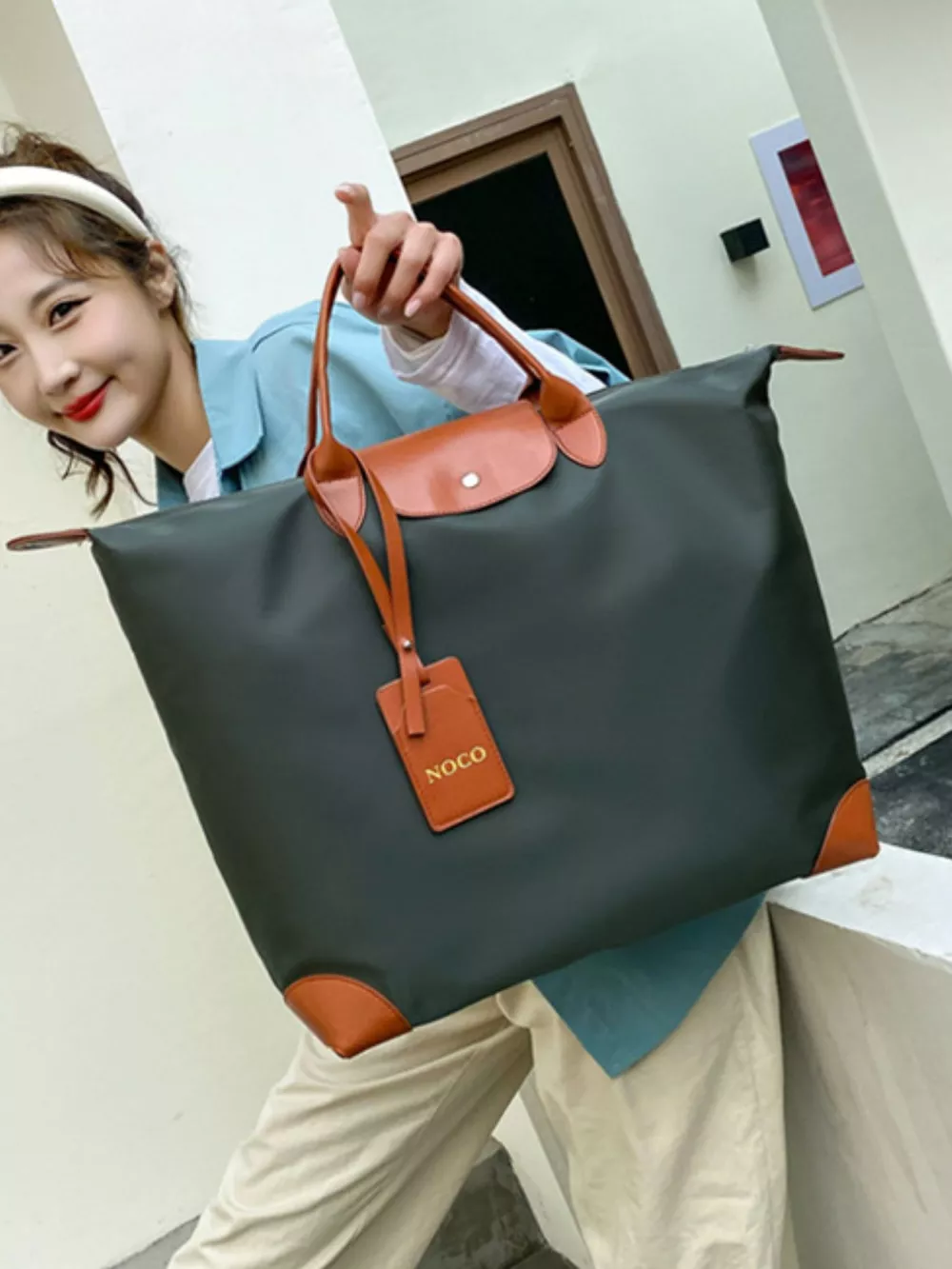 Lightweight Oxford Cloth Travel Bag, image 4