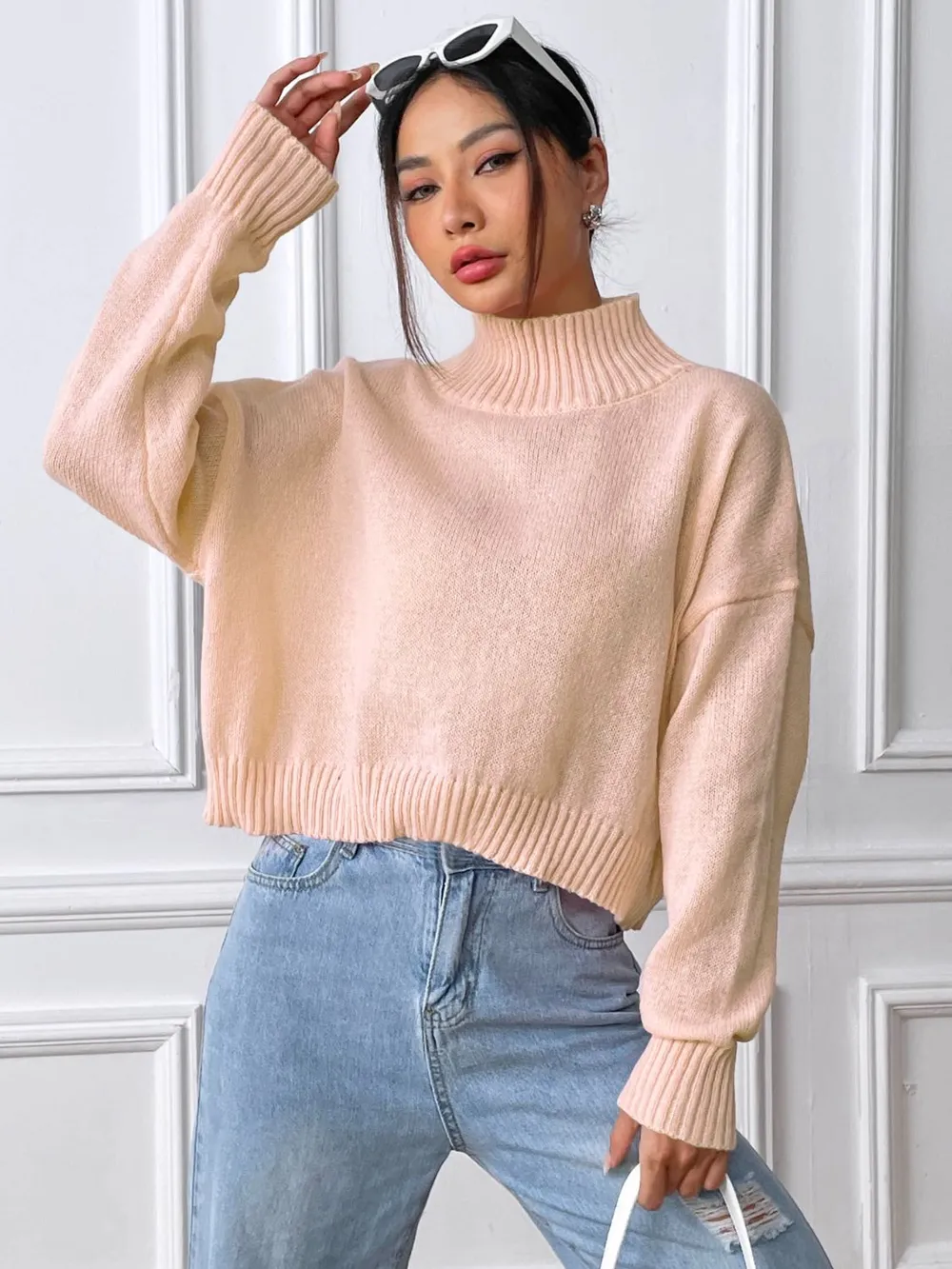 Turtleneck Long Sleeve Sweater, image 11