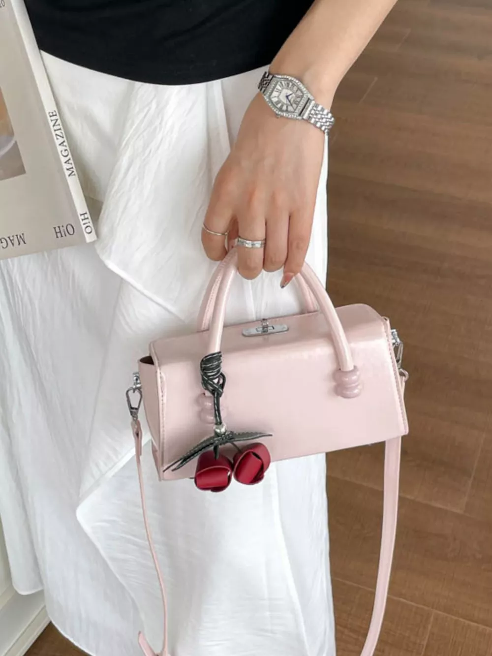 Top Handle Crossbody Bag, image 6