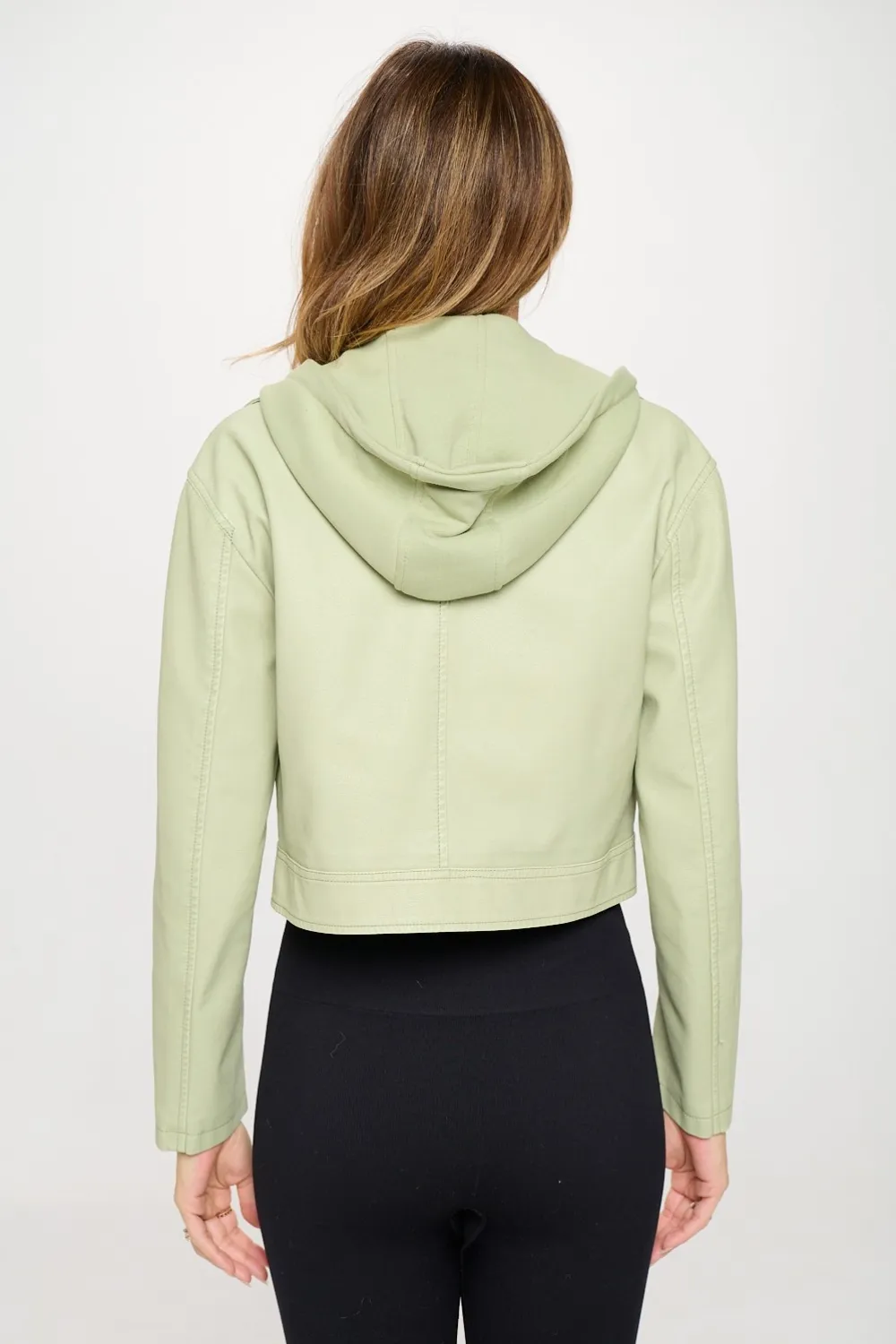 Snap Down Cropped Hooded Jacket, image 5
