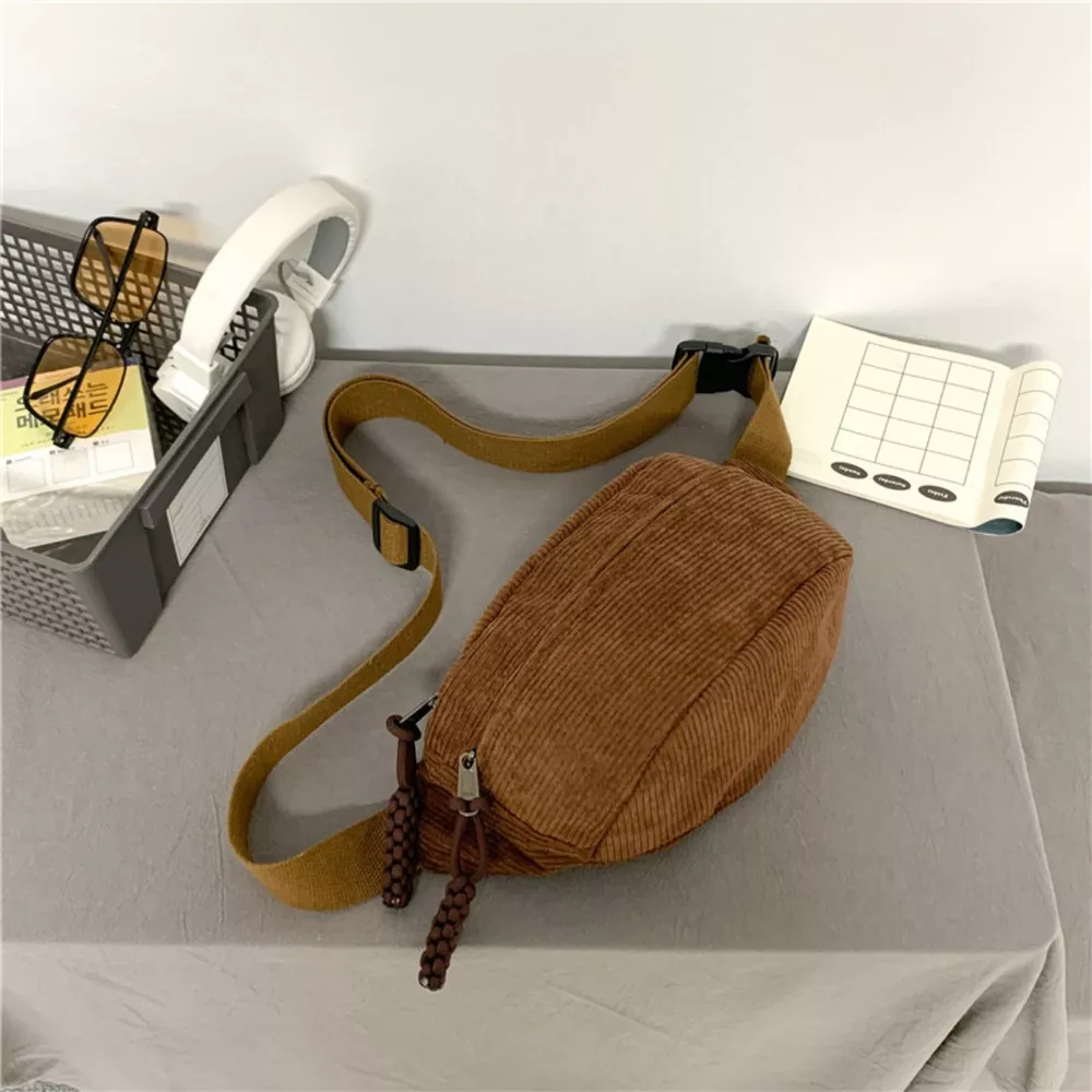 Corduroy Casual Sling Bag, image 8