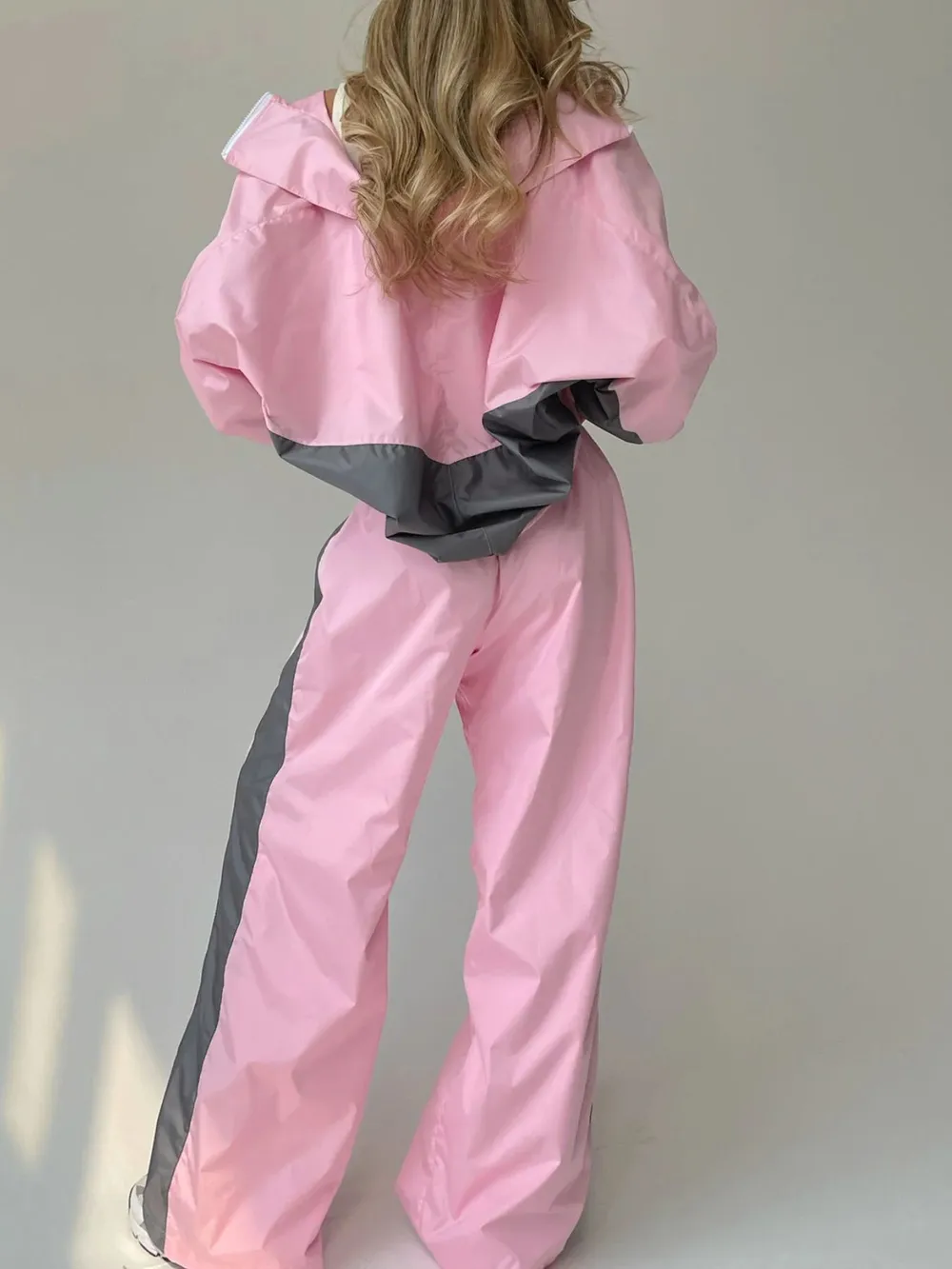 Zip Up Long Sleeve Top and Pants Set, image 3