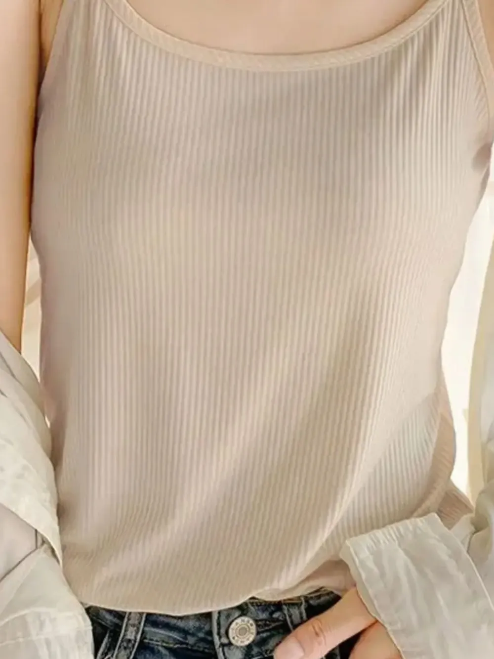 Plus Size Scoop Neck Cami Top, image 14