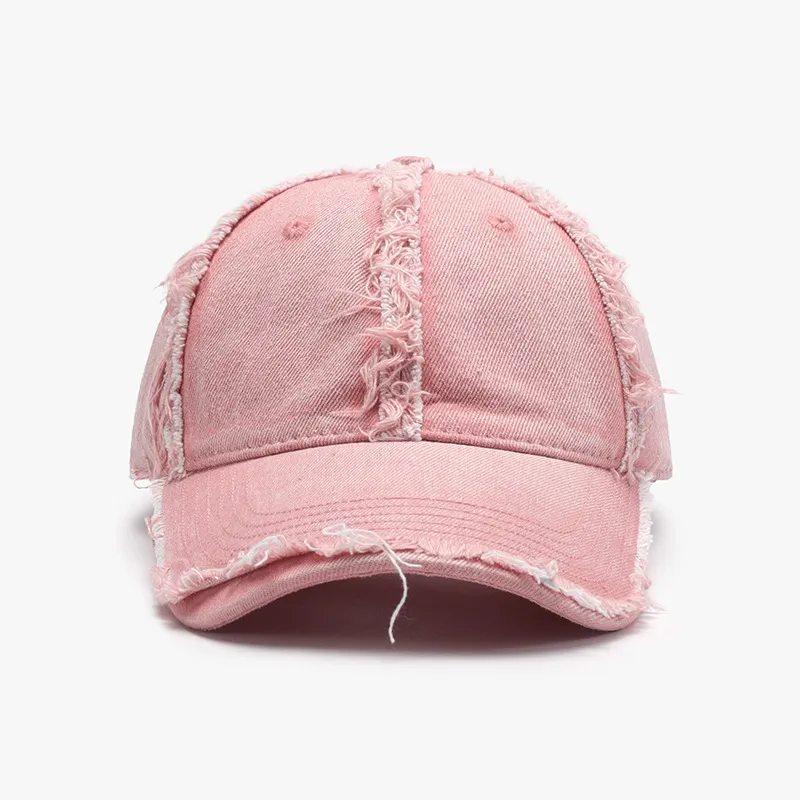 Raw Hem Cotton Baseball Cap, image 7