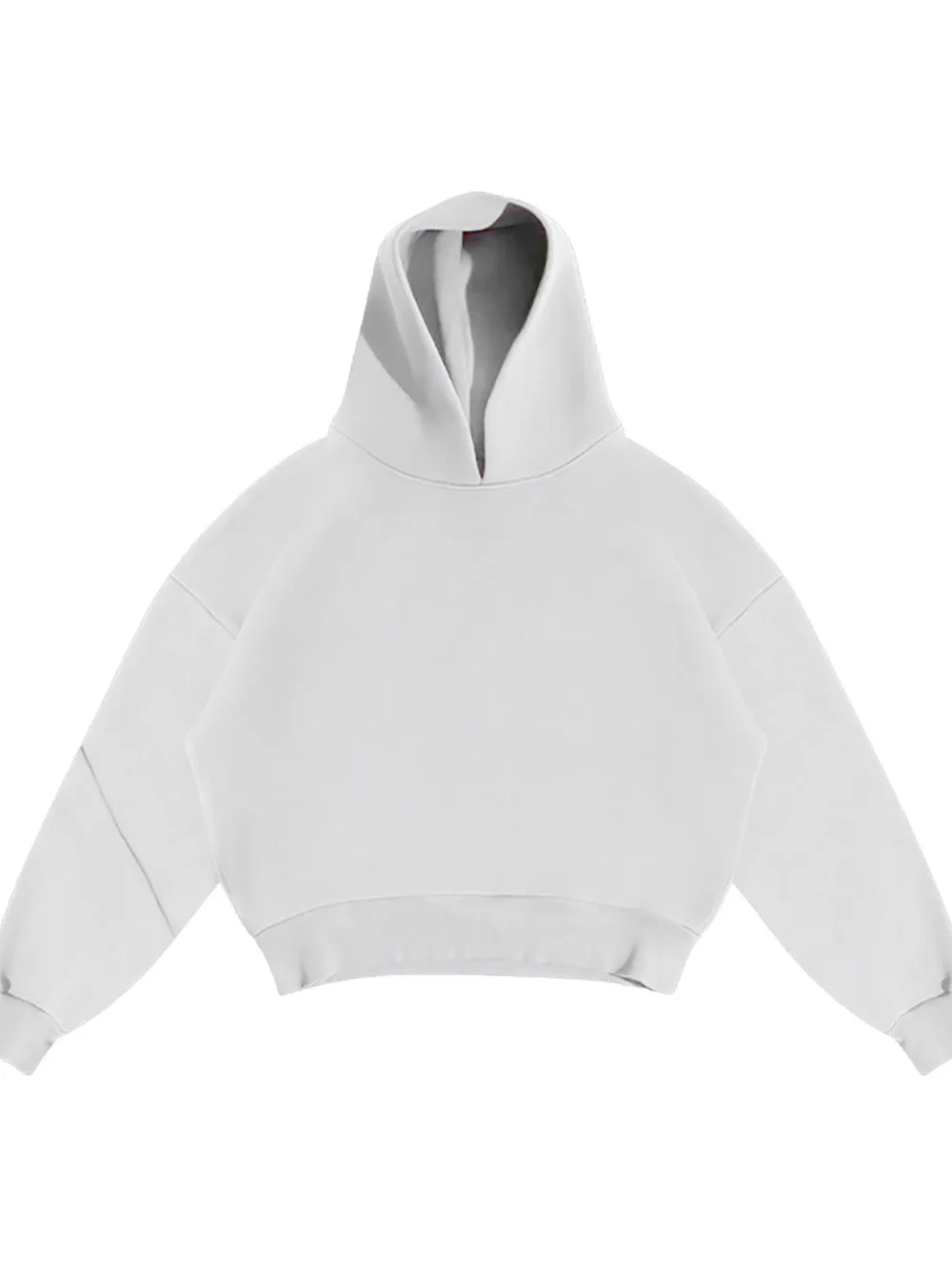 Men's Drop Shoulder Long Sleeve Hoodie, image 3