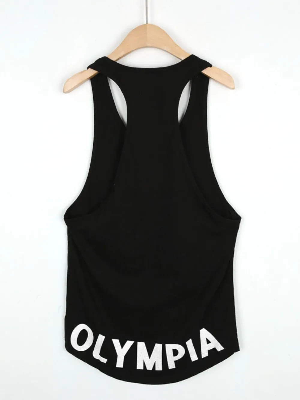 Men's Plus Size Letter Graphic Wide Strap Tank