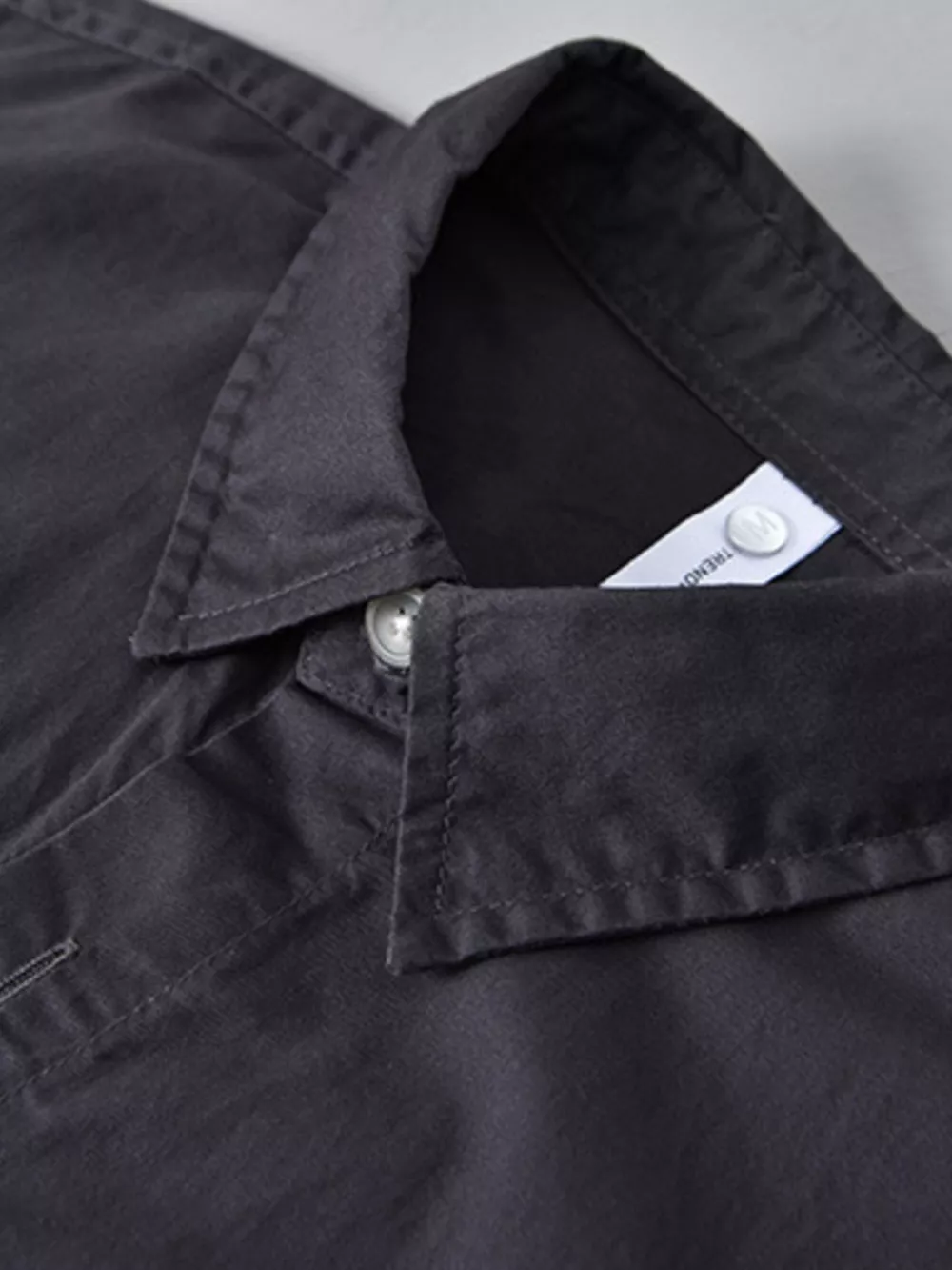Men's Plus Size Casual Color Block Short Sleeve Shirt, image 4