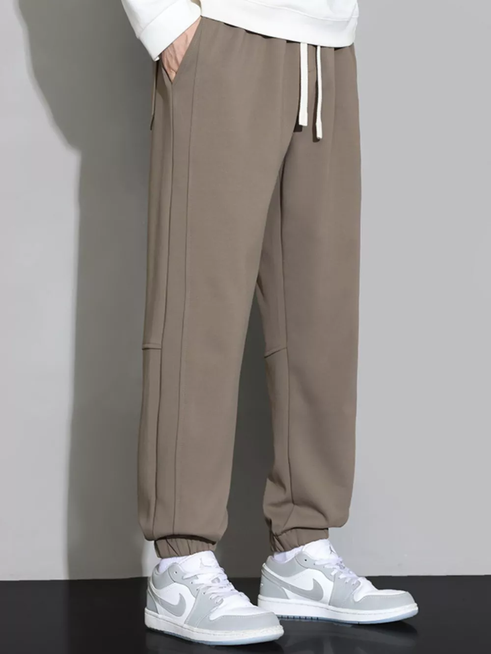 Men's Plus Size Casual Jogger Pants with Drawstring, image 8