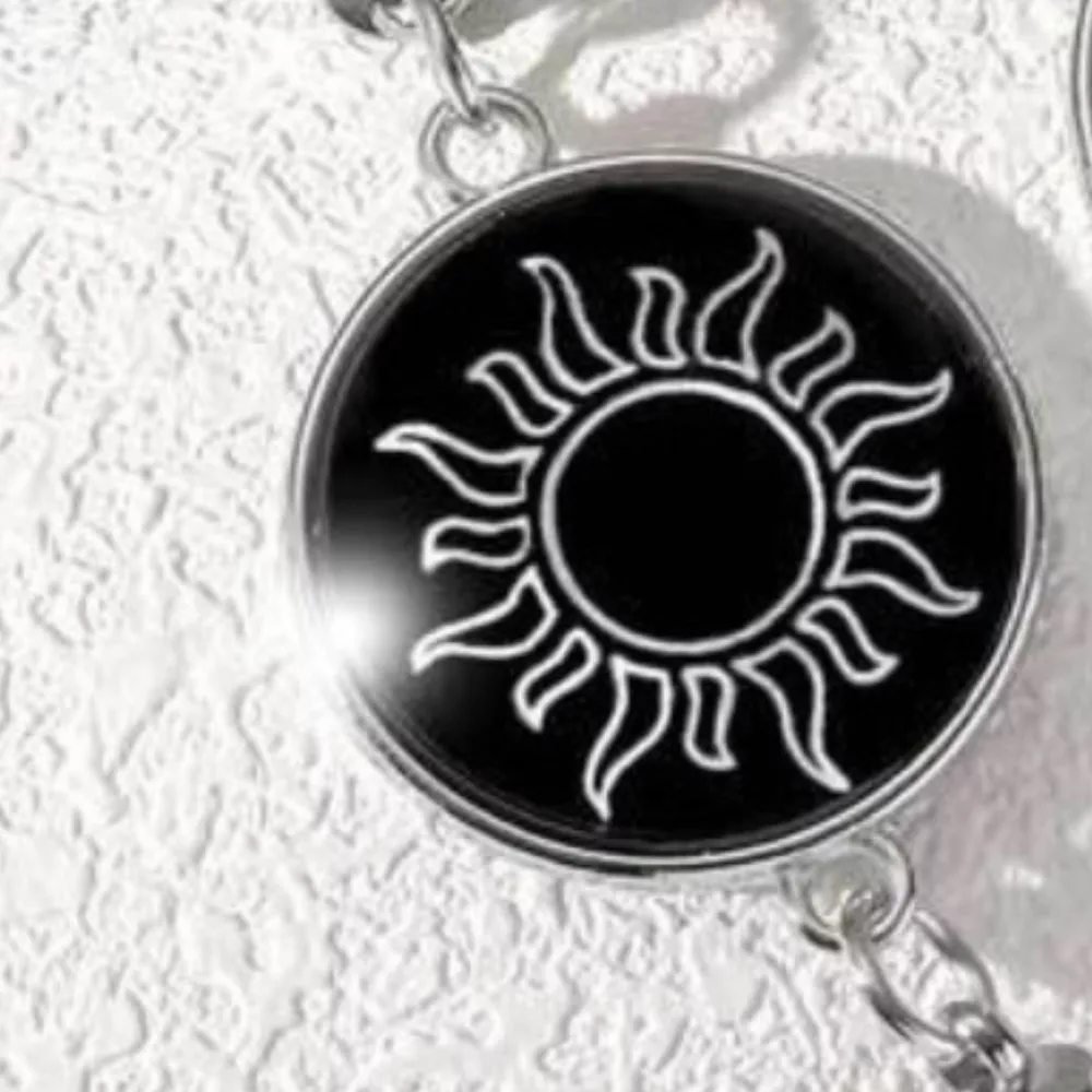 2-Piece Glow-in-the-Dark Sun Moon Bracelet, image 2