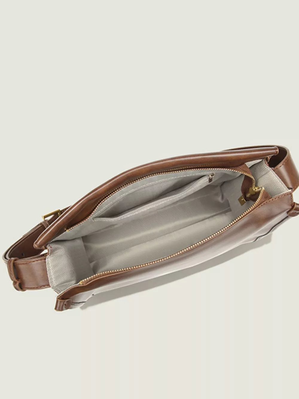 Vintage Style Leather Shoulder Bag, image 6
