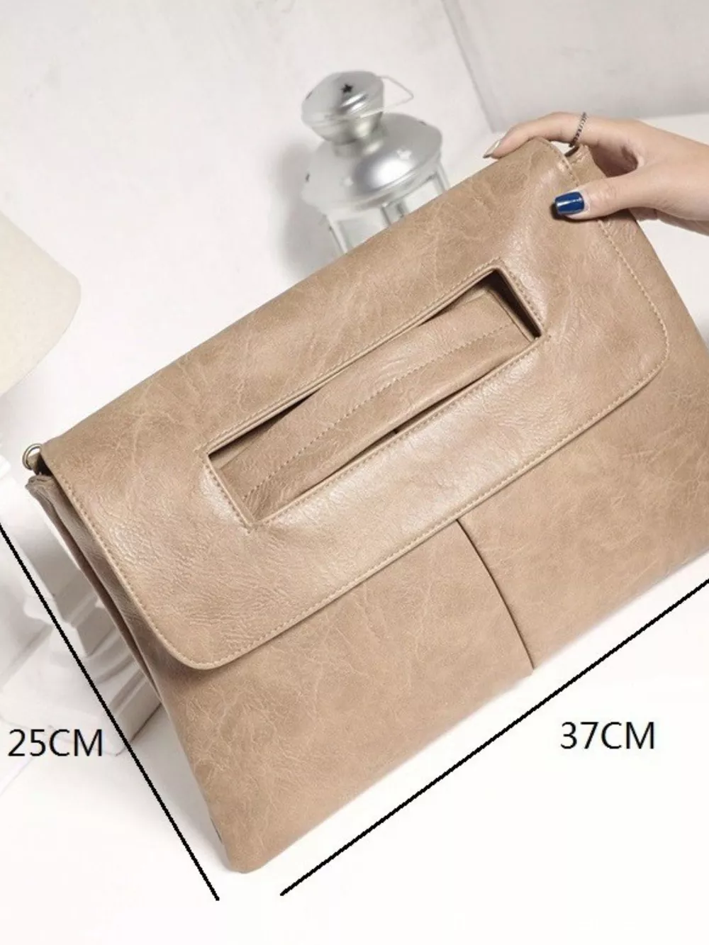 PU Leather Square Crossbody Bag, image 6