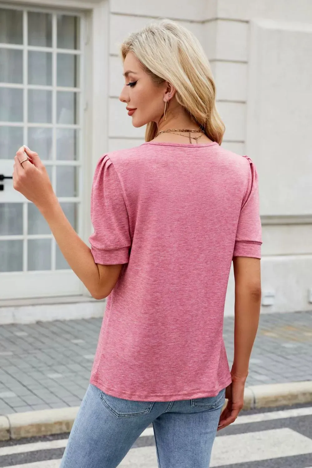 Round Neck Short Sleeve T-Shirt, image 10
