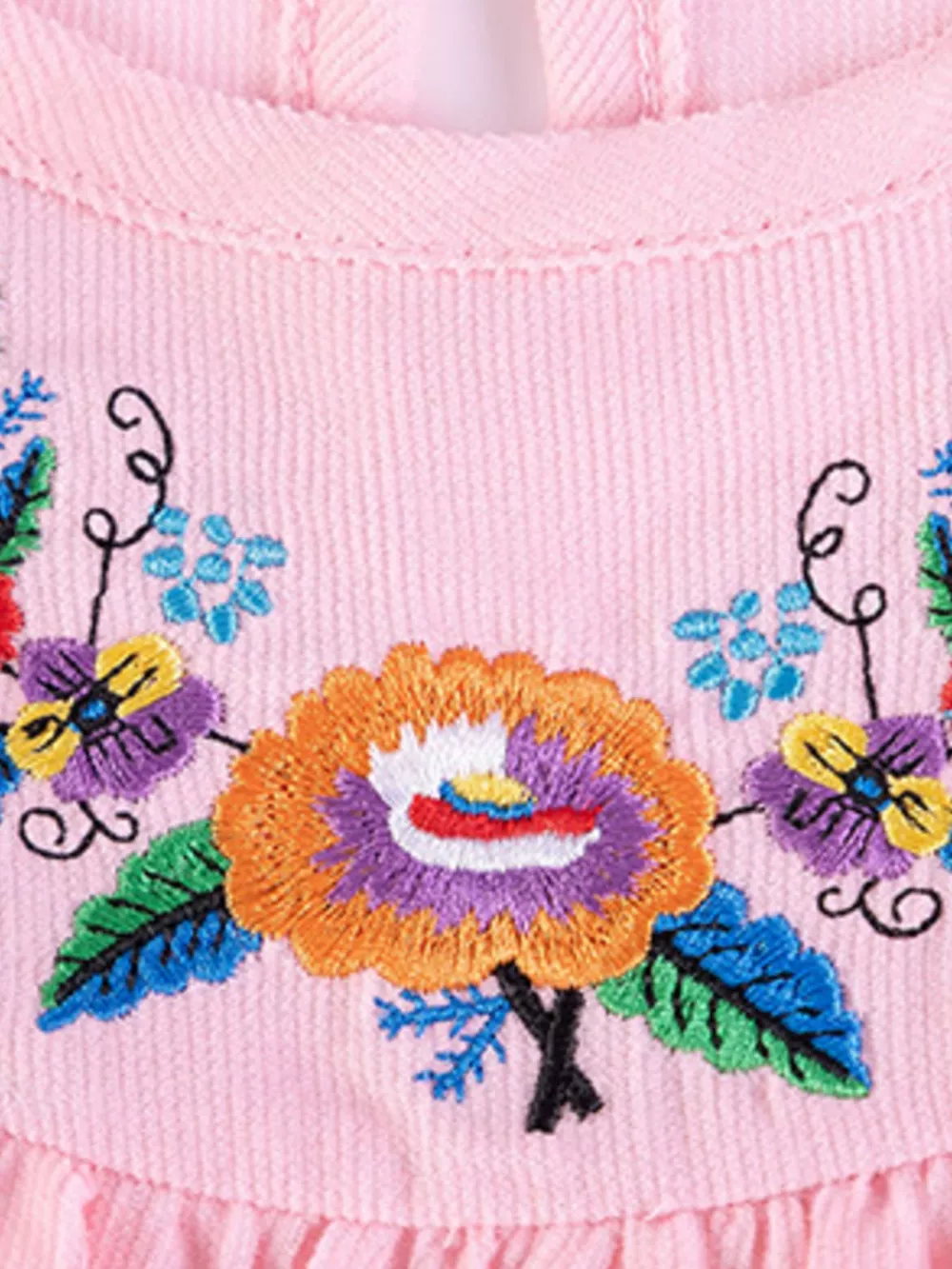 Children's Embroidered Long Sleeve Dress, image 4
