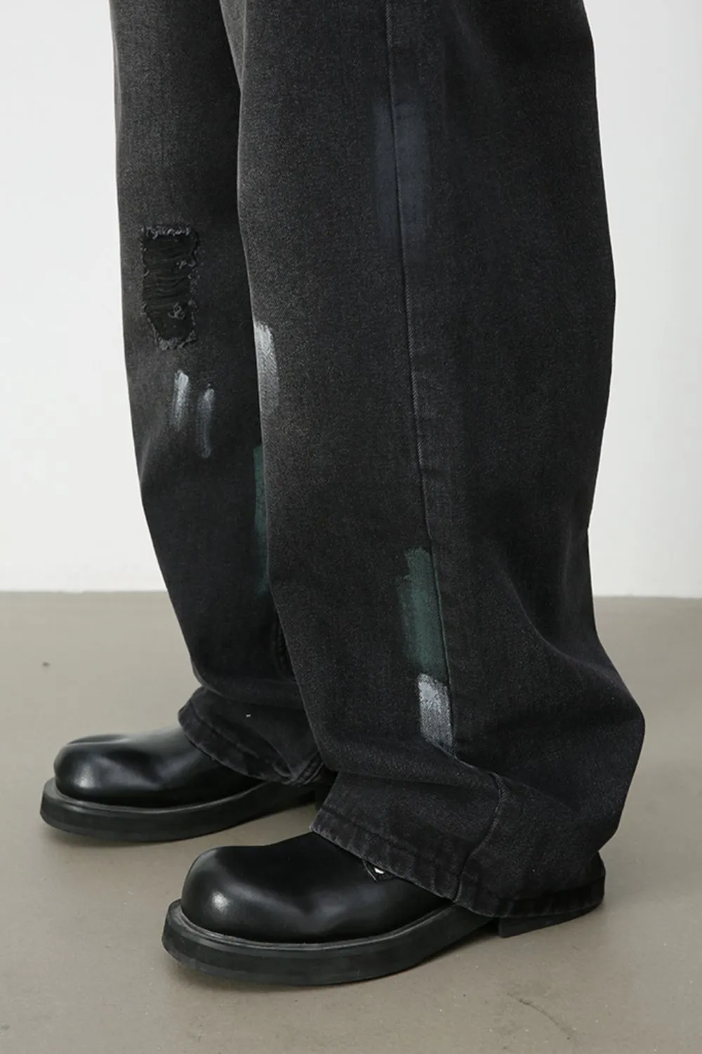 Men's Paint Loose Jeans, image 6