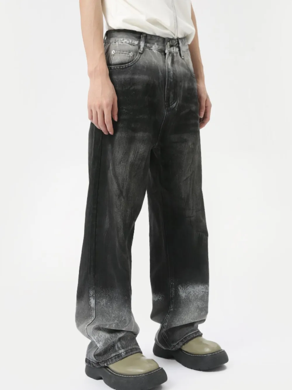 Wide Leg Jeans with Pockets, image 5