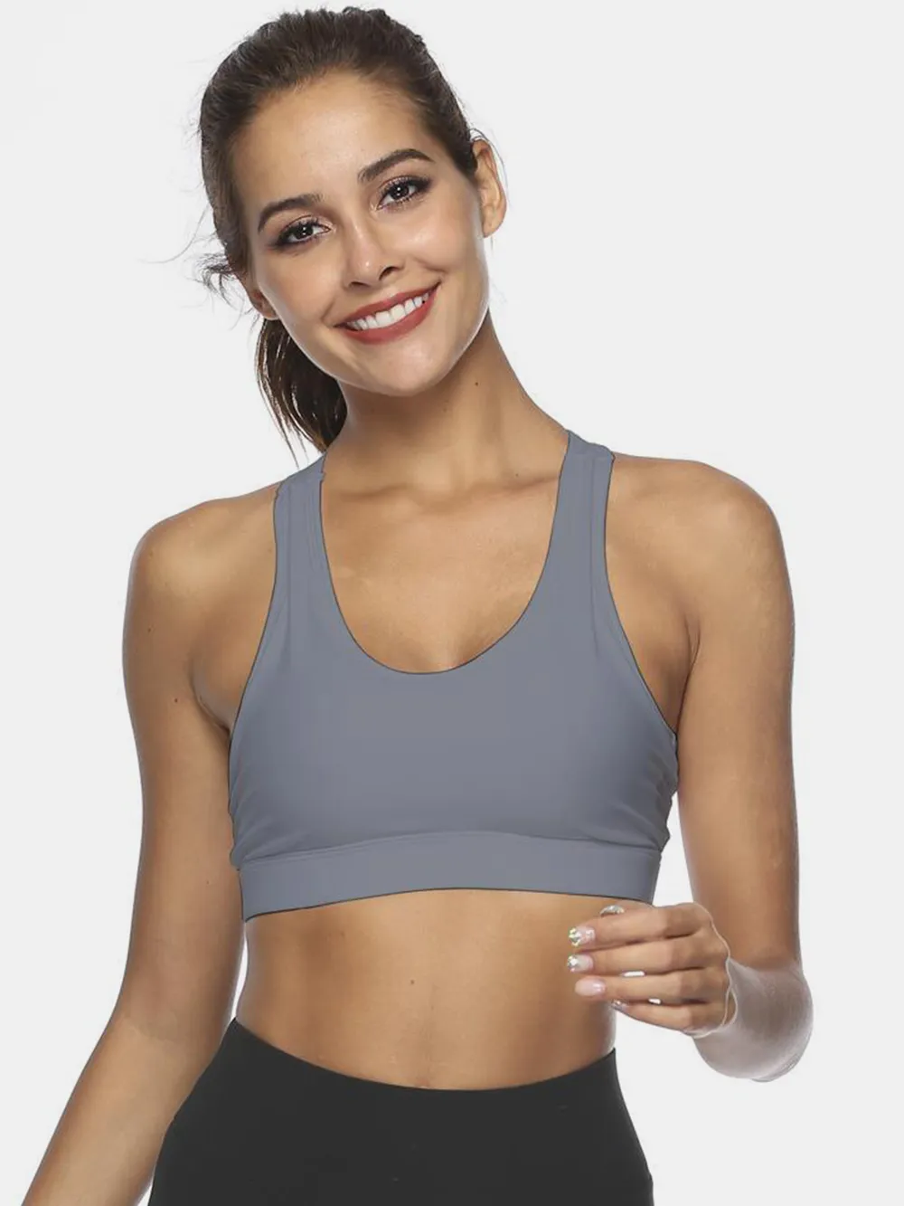 Cutout Scoop Neck Active Tank, image 20