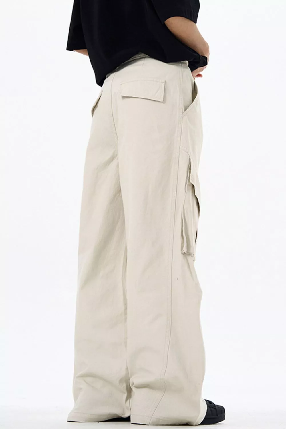 Men's Loose Fit Multi-Pocket Cargo Pants, image 4