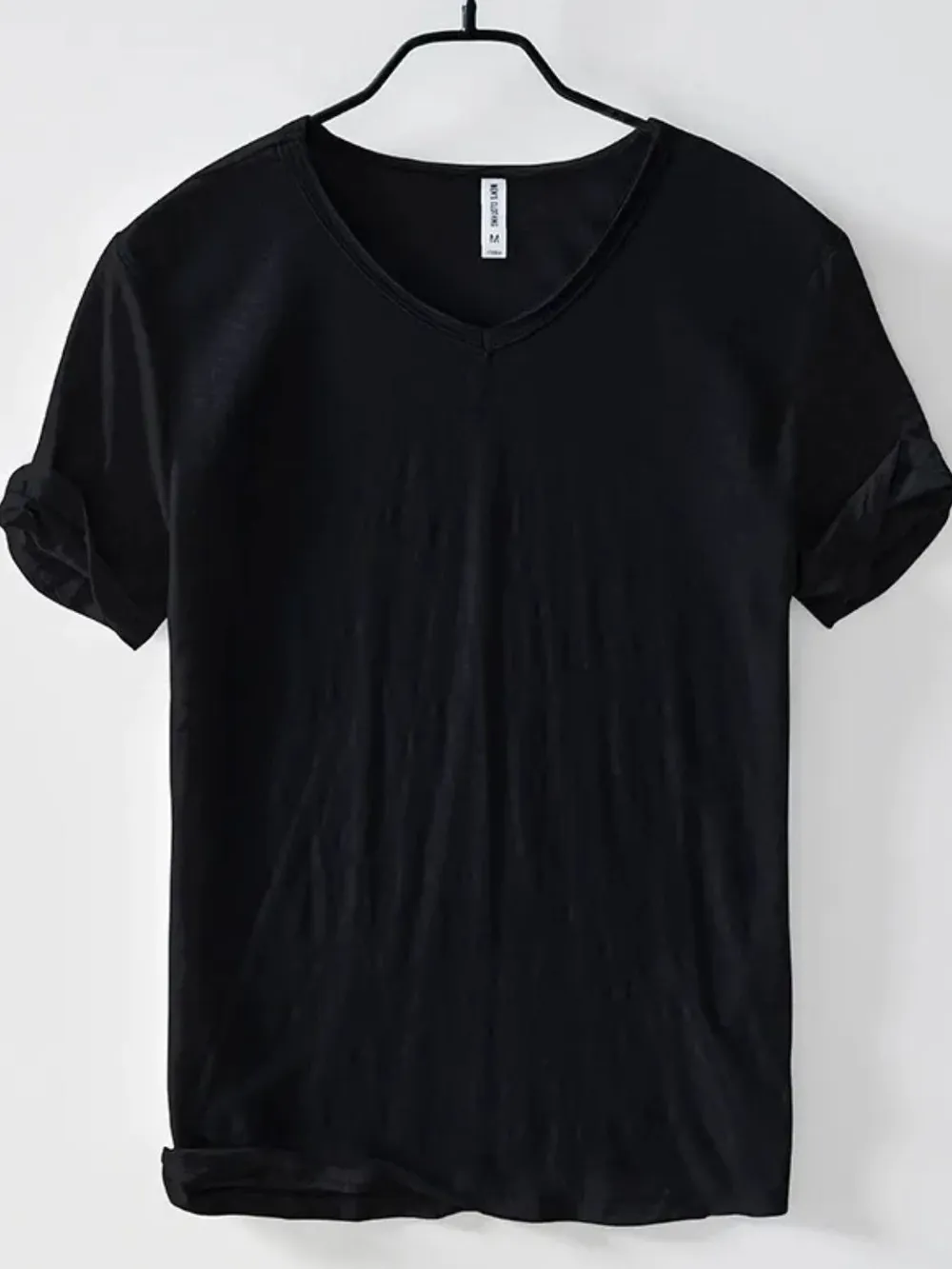 Men's Plus Size V-Neck Short Sleeve T-Shirt