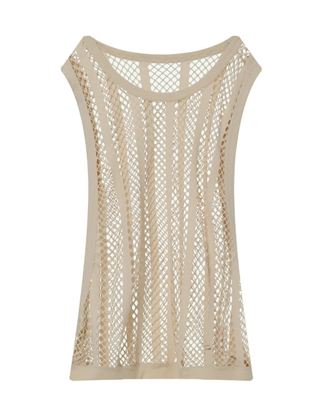 Men's Openwork Round Neck Tank, image 10