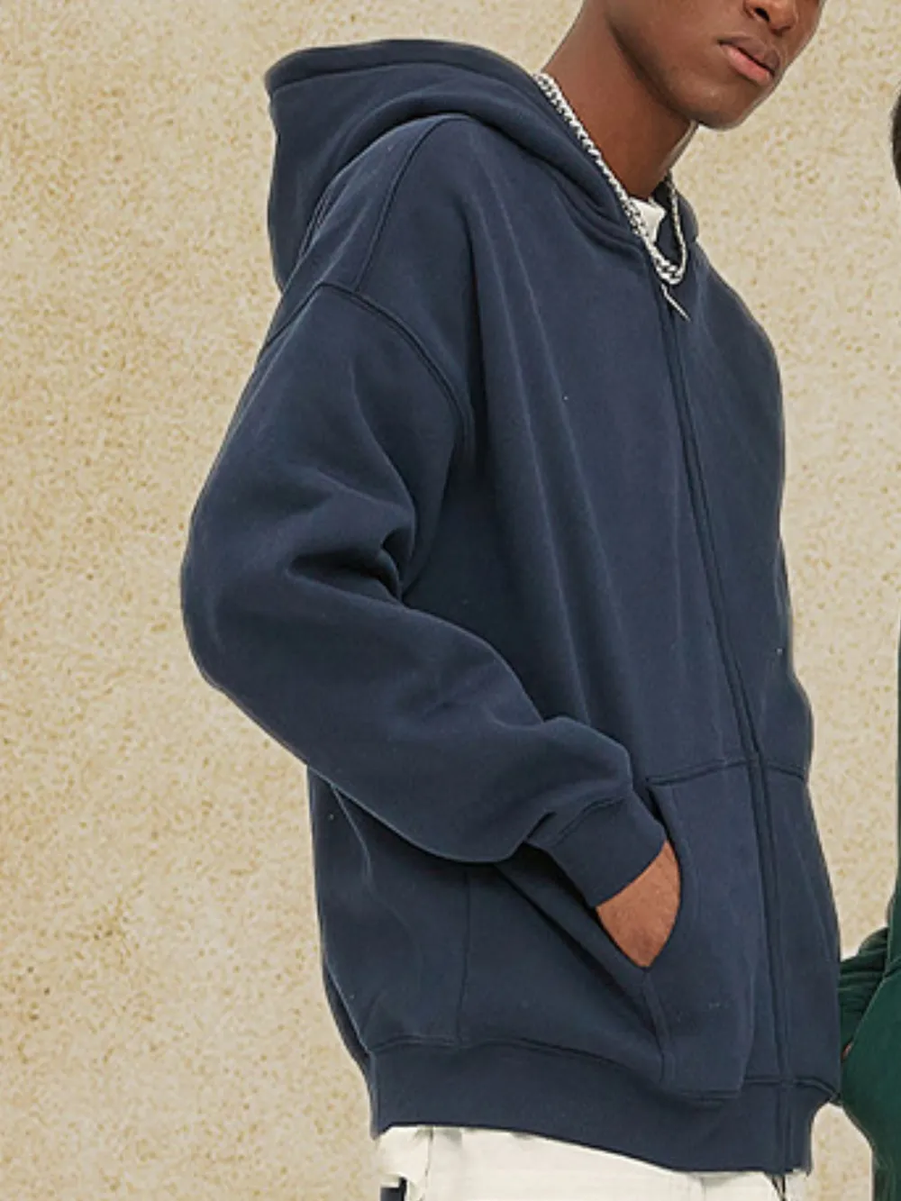 Men's Zip-Up Fleece Hoodie, image 2