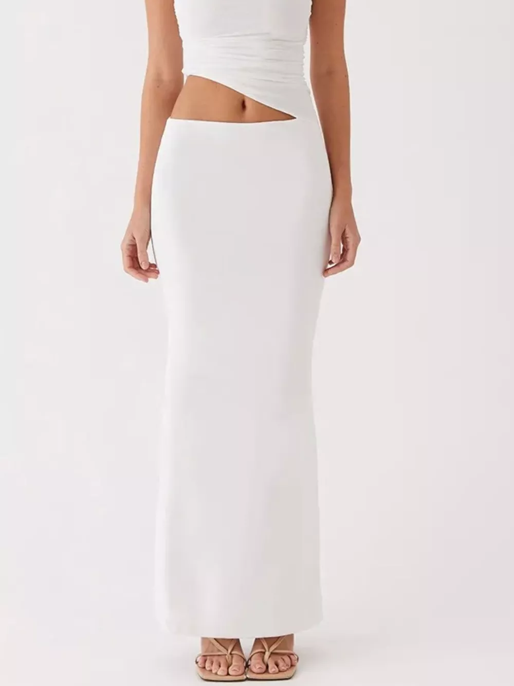 Full Size One-Shoulder Top and Maxi Skirt Set Plus Size, image 20