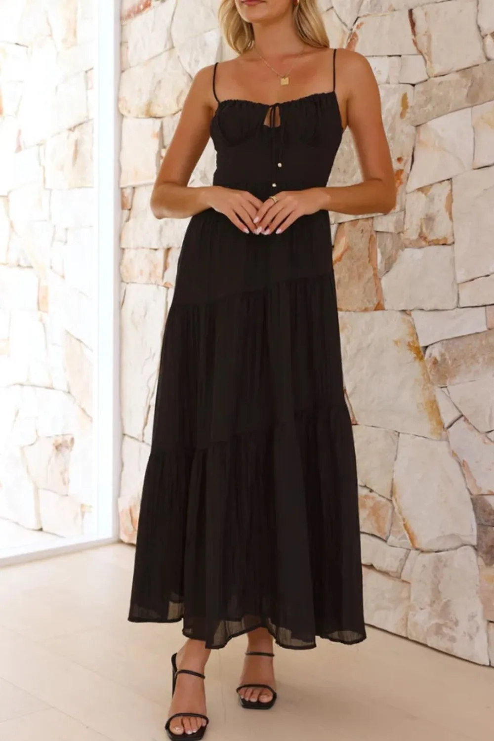 Ruched Smocked Back Cami Dress, image 27