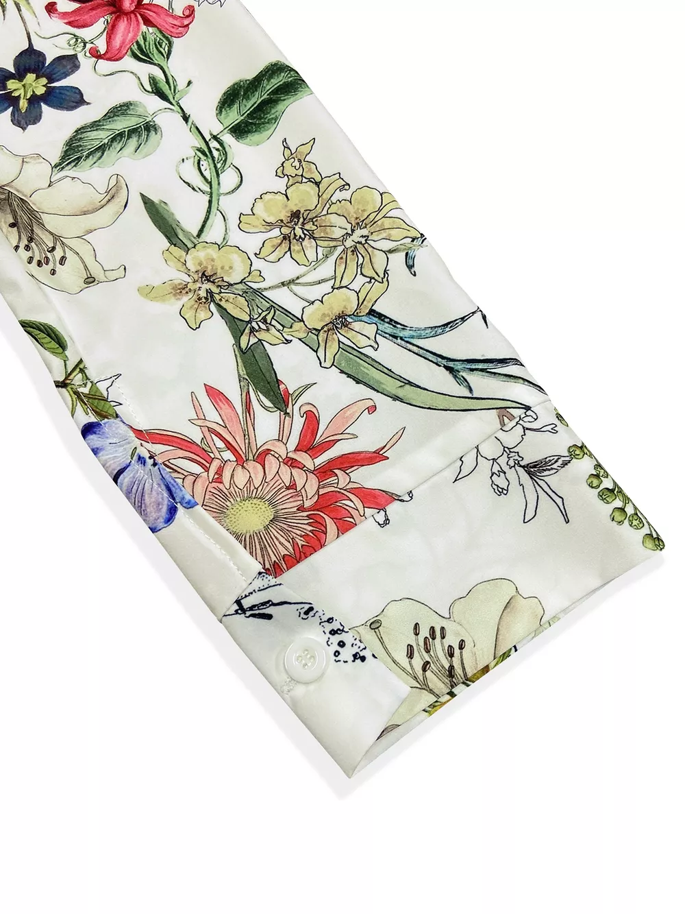 Floral Print Button-Down Shirt, image 4