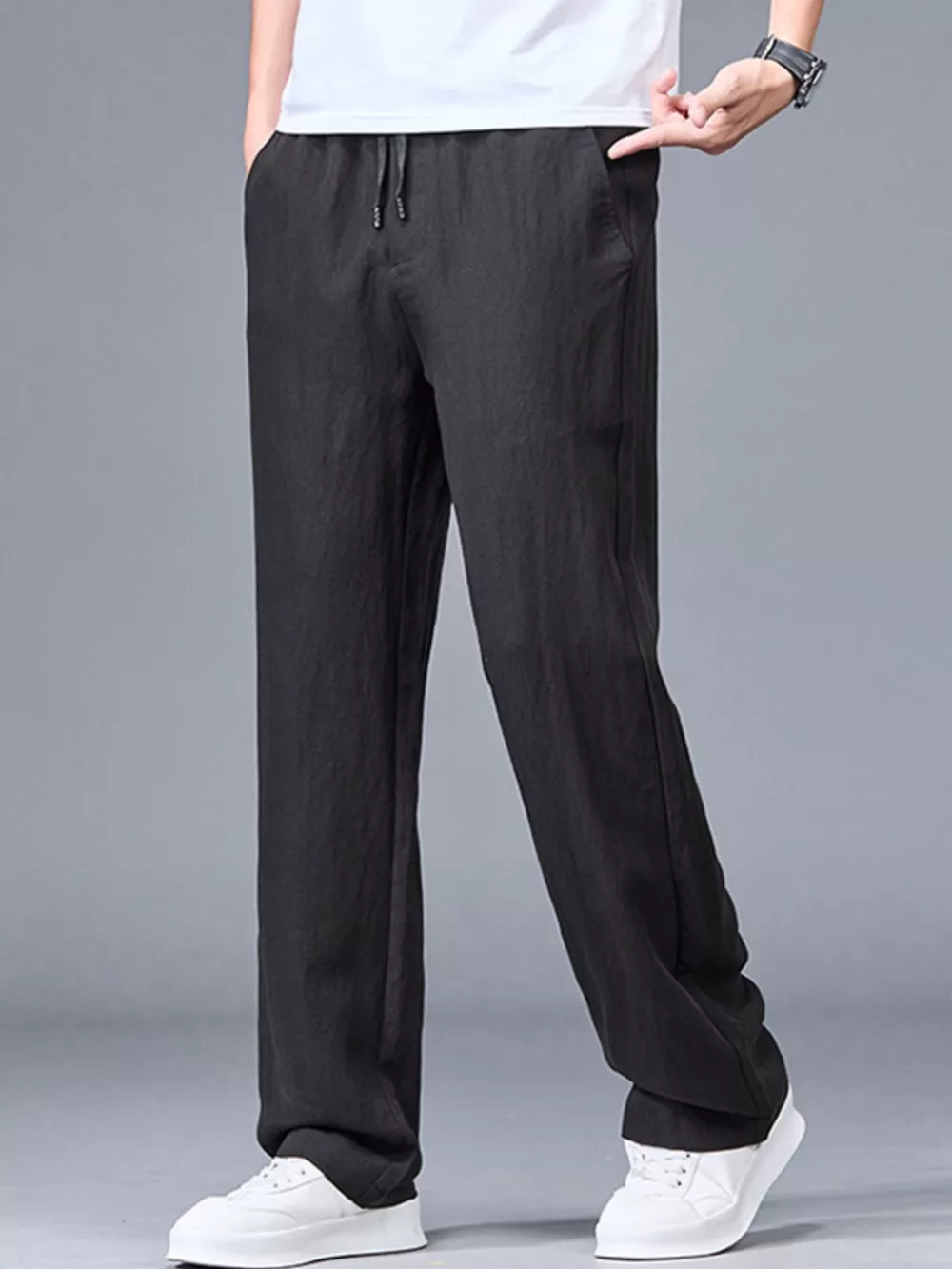 Men's Plus Size Lightweight Casual Pants, image 6