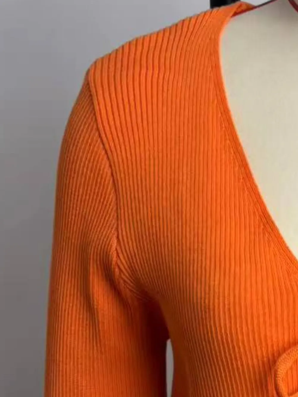 Tie-Front Long Sleeve Cardigan, image 9