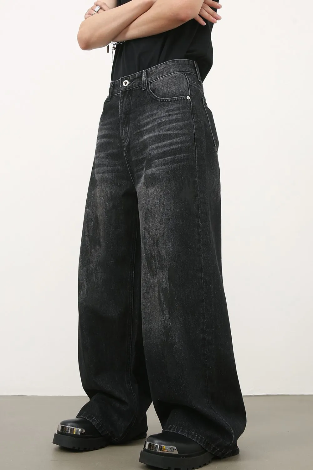 Men's Cat's Whisker Wide Leg Jeans, image 3