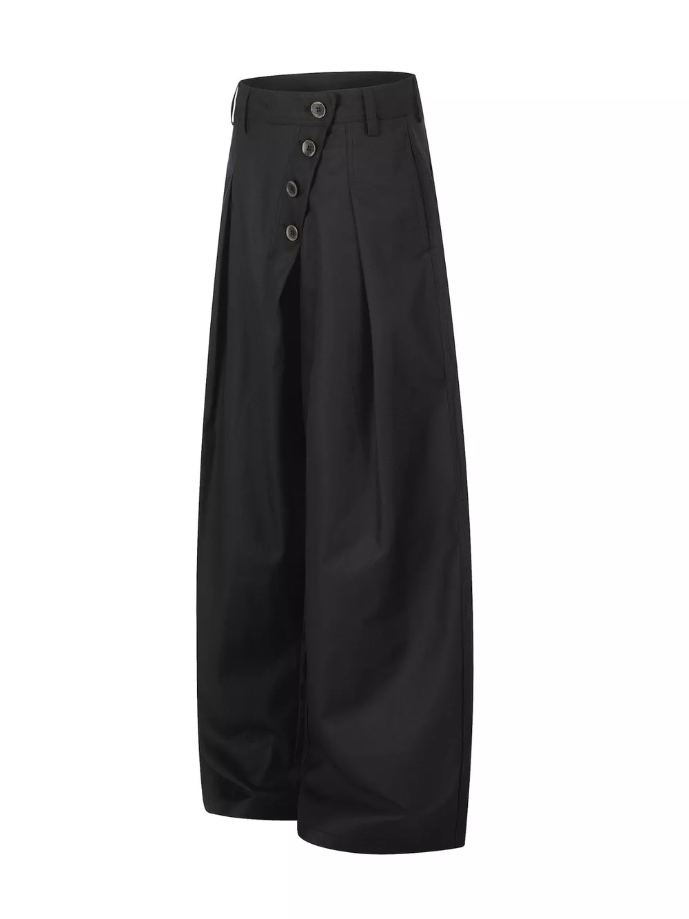 Men's Asymmetrical Button Wide-Leg Pants, image 5