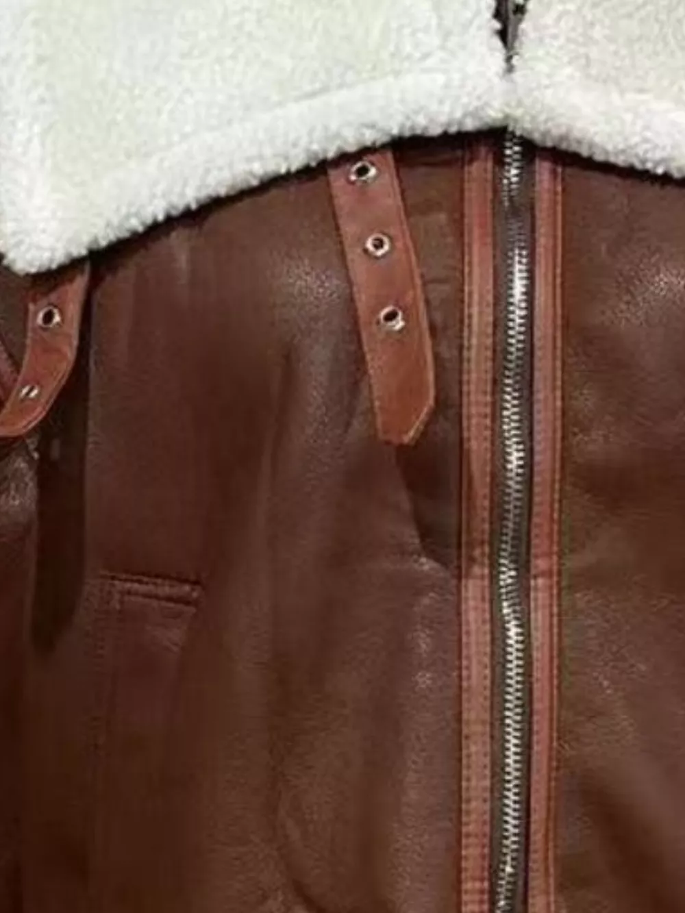 Shearling Lined Zip Up Jacket, image 4