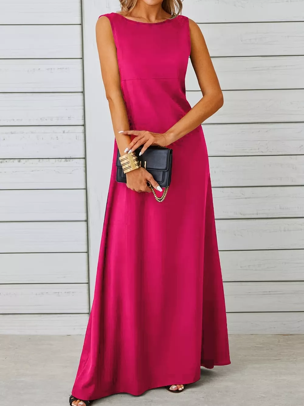 Sleeveless Flowy Maxi Dress, image 30