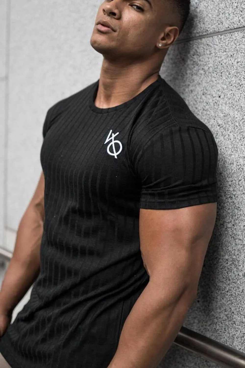 Men's Round Neck Short Sleeve T-Shirt, image 2
