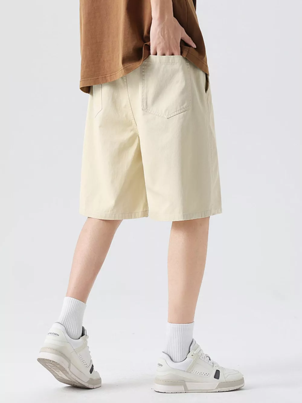 Men's Full Size Wide-Leg Shorts Plus Size, image 5