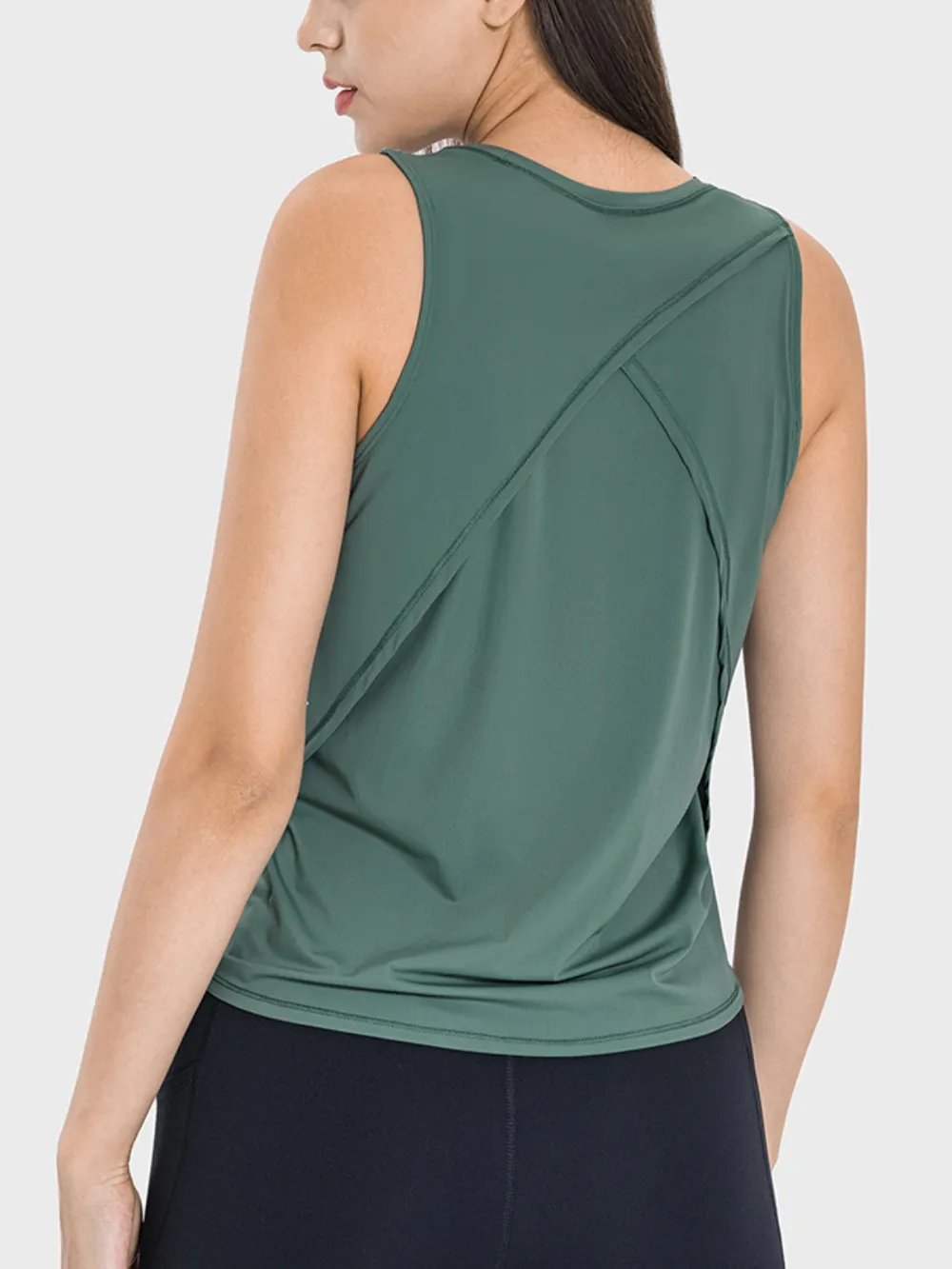 Round Neck Active Tank, image 14